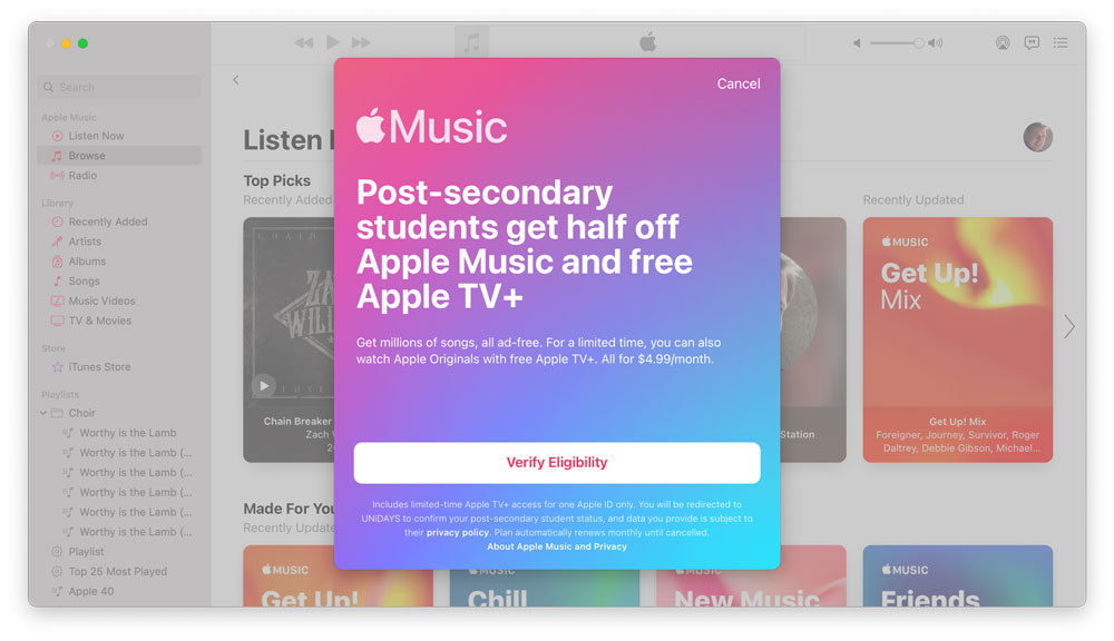 Get Apple TV Plus With The Apple Music Student Plan